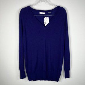 Equipment Femme Asher V-Neck Sweater Wool & Cashmere Size Medium NEW!